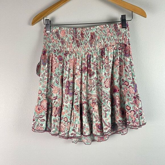 Poupette St Barth Ruffle Trimmed Mini Skirt - Picture 2 of 4